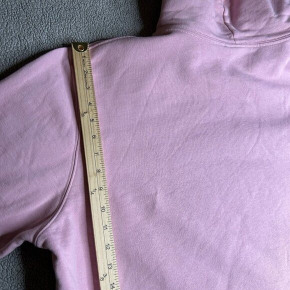Teddy Fresh Hoodie Womens 2X Pink Embroidered Floral Bling Pullover Plus Size - Picture 13 of 14